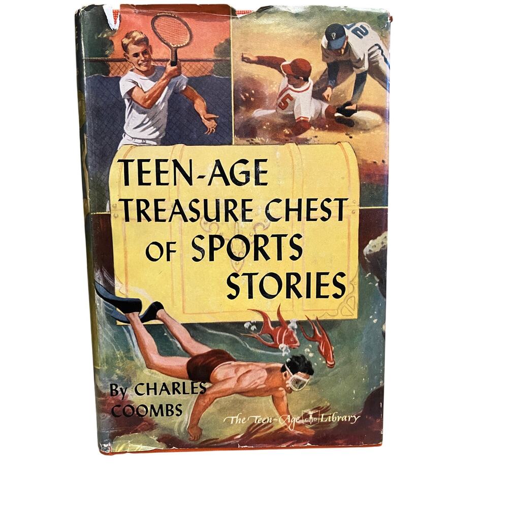 Teen-Age‎ Treasure Chest of Sports Stories Charles Coombs Vintage HC